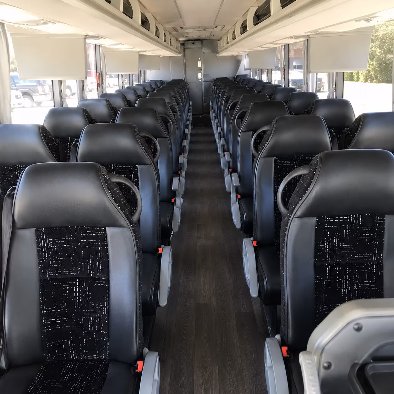 toledo charter bus services interior